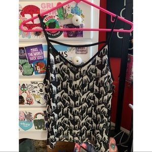 GIRAFFE MESH TANK TOP